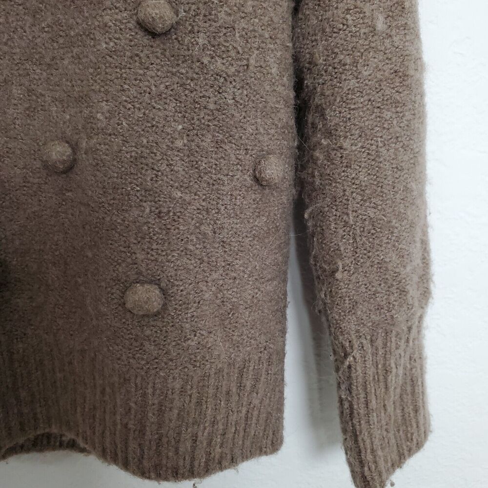 Madewell Womens Bobble Pullover Sweater Size XS Alpaca Wool Blend FLAW - Picture 2 of 10
